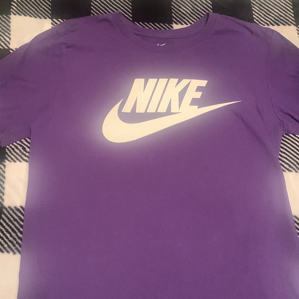 Nike Just Do It Purple T Shirt Size Small